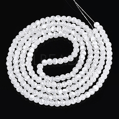 Baking Paint Glass Beads Strands DGLA-N015-6mm-M-1