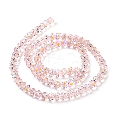 Electroplate Glass Beads Strands EGLA-A034-T4mm-L18-1