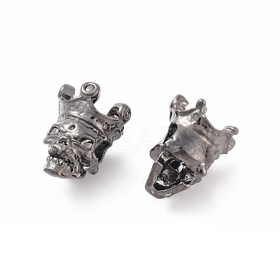 Tibetan Style Alloy Beads PALLOY-F257-04B-1