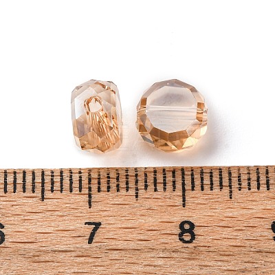 Electroplate Glass Beads EGLA-U003-01A-1