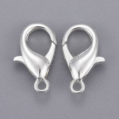 Zinc Alloy Lobster Claw Clasps E106-S-1