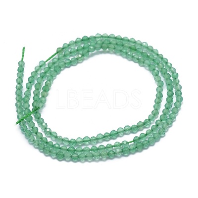 Natural Dyed & Heated Green Onyx Agate Beads Strands X-G-G792-41-1