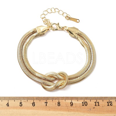 Iron Snake Chain Bracelets for Women BJEW-G744-01G-1-1