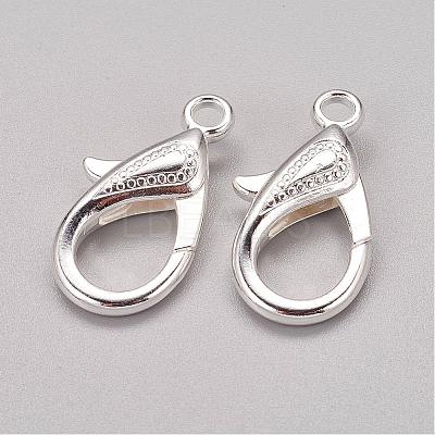 Zinc Alloy Lobster Claw Clasps PALLOY-D008-S-1