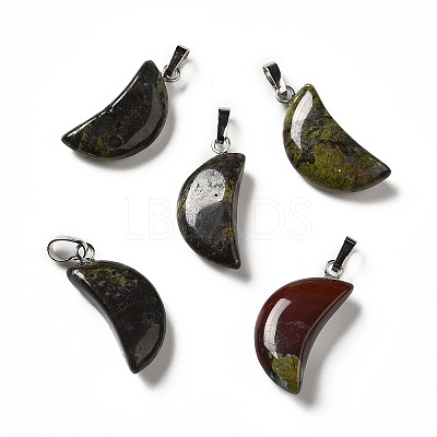 Natural Dragon Blood Pendants G-Z022-05A-1