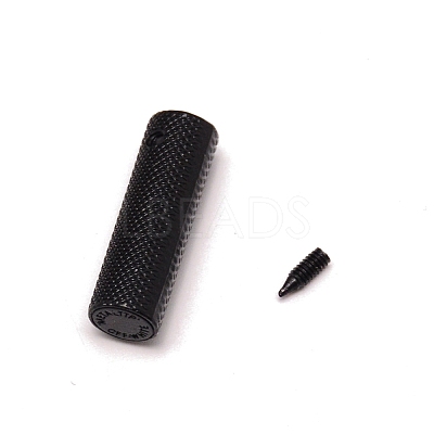 Zinc Alloy Cord Ends FIND-WH0091-65G-1