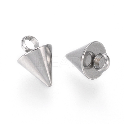 Tarnish Resistant 304 Stainless Steel Pendants STAS-G214-47P-03-1