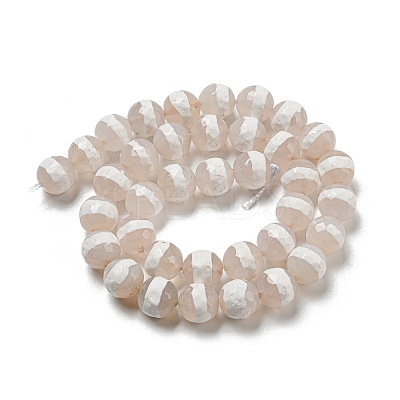 Tibetan Style dZi Beads Strands G-P526-D06-02-1