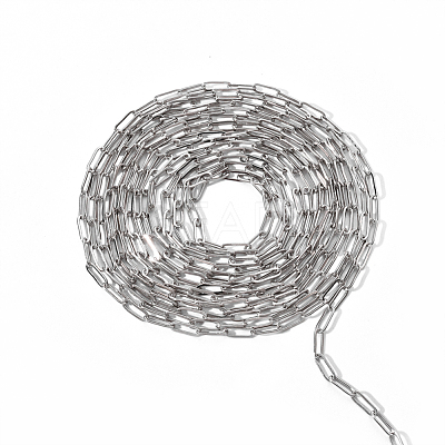 Brass Paperclip Chains CHC-T008-07P-1