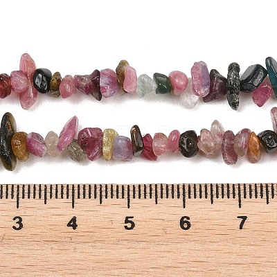 Natural Multicolor Tourmaline Beads Strands G-T148-01-1