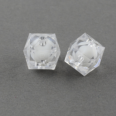 Transparent Acrylic Beads TACR-S112-12mm-01-1