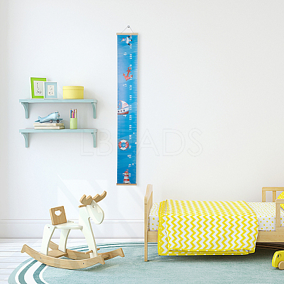 Ocean Theme Removable Height Chart for Kids AJEW-WH0165-69A-1