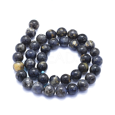Natural Iolite Beads Strands G-E561-16-10mm-1