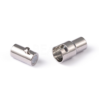 Brass Locking Tube Magnetic Clasps MC078-1