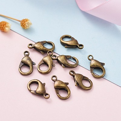 Brass Lobster Claw Clasps KK-903-AB-NF-1