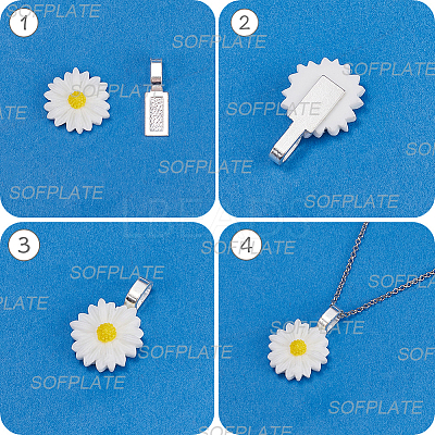 100Pcs 2 Colors Tibetan Style Alloy Glue-on Flat Pad Bails FIND-SP0001-90-1