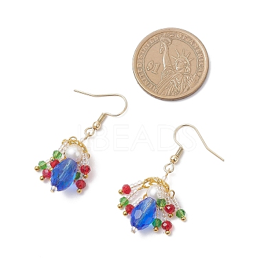 Glass Lantern Dangle Earrings EJEW-MZ00629-01-1