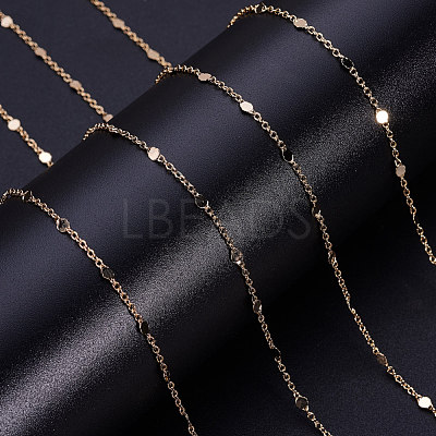 3.28 Feet Brass Link Chains X-CHC-T007-02G-1