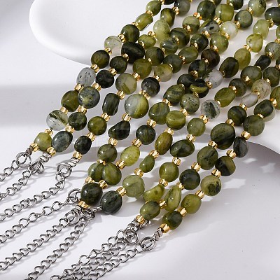 Natural Rutilated Quartz Beaded Bracelets for Women G-P563-07P-04-1