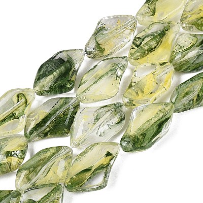 Handmade Lampwork Beads Strands LA-N046-02F-1