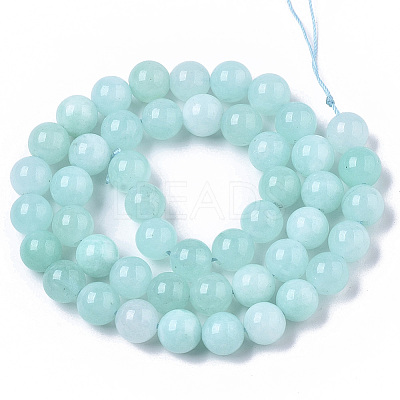 Natural Quartz Beads Strands G-T129-04-6mm-1
