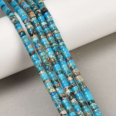 Natural Imperial Jasper Beads Strands G-Q171-A01-01L-1