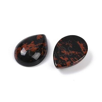 Natural Mahogany Obsidian Cabochons G-H094-01A-30-1