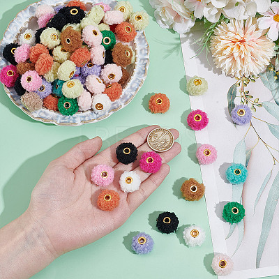 100Pcs Cloth European Beads FIND-GA0006-73-1