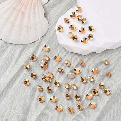 Preciosa&reg MAXIMA Crystal Round Stones Y-PRC-RBSS8-00030-219-1