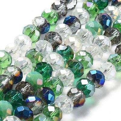 Glass Beads Strands EGLA-A034-M8mm-24-1