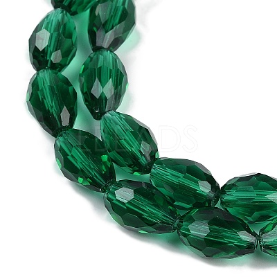 Transparent Glass Beads Strands X-EGLA-N013-T10mm-D24-1
