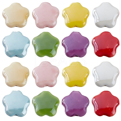 40Pcs Handmade Porcelain Beads PORC-PA0001-21-1