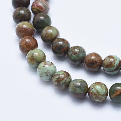 Natural Quartzose Jade Beads Strands G-E444-32-8mm-1