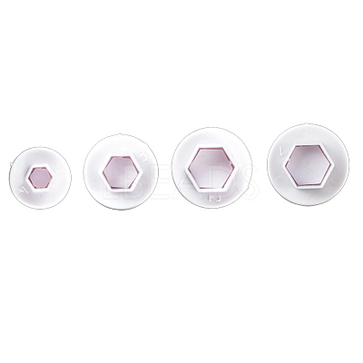 Plastic Cookie Fondant Stamper Set BAKE-PW0001-554D-1