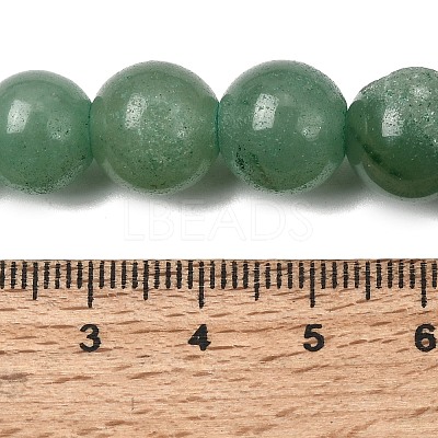 Natural Green Aventurine Beads Strands G-Q462-12mm-20-1