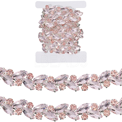 1Yards Iron Rhinestone Cup Chains DIY-CY0002-03-1