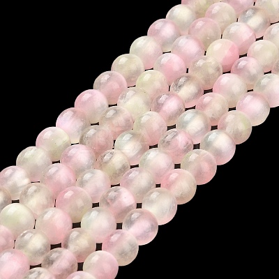 Natural Selenite Dyed Beads Strands G-P493-02J-1