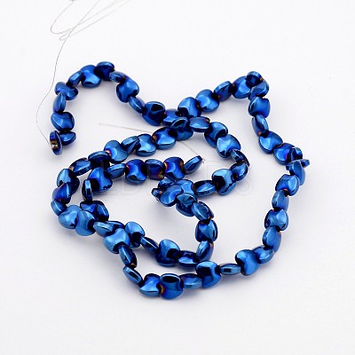 Electroplate Non-magnetic Synthetic Hematite Bead Strands G-J286-05F-1