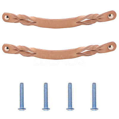 Leather Cabinet Handles Replacement FIND-WH0111-437-1