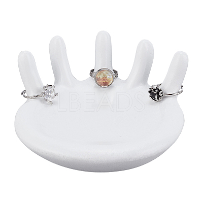Resin Ring Display Stands RDIS-WH0016-06B-1