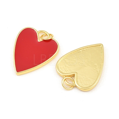 Brass Enamel Pendants KK-CBA5CB0-15G-1