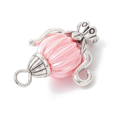 Acrylic & Tibetan Style Alloy Pendants PALLOY-JF04325-1
