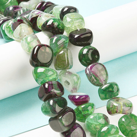 Natural Agate Beads Strands G-H295-B01-05-1