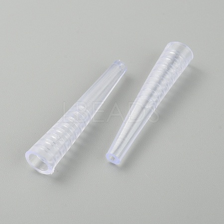 Plastic Tweezer Protective Covers AJEW-WH0323-42C-1