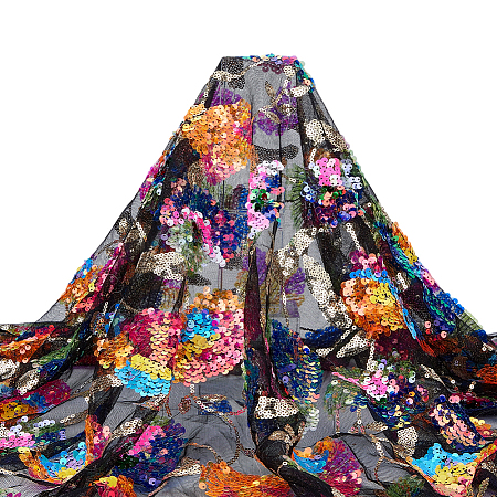 2 Yards Polyester Fabrics DIY-WH0622-743B-1