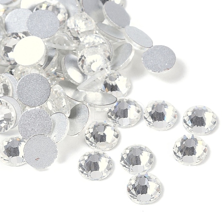 Glass Flat Back Rhinestone RGLA-C002-SS30-001-1