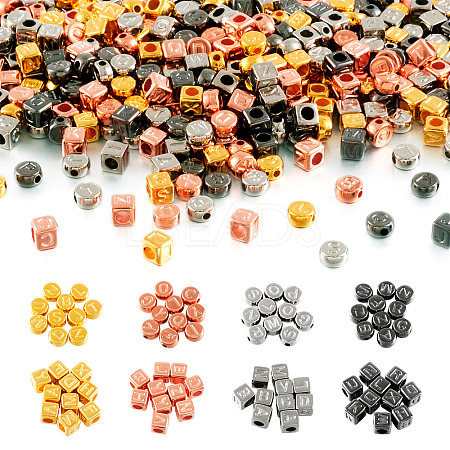 800Pcs 8 Styles CCB Plastic Beads CCB-TA0001-05-1