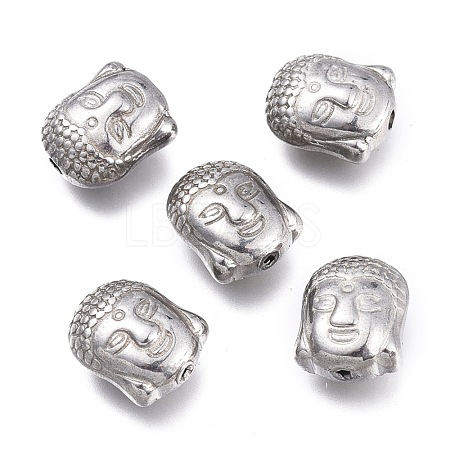 Tarnish Resistant Buddhist 304 Stainless Steel Beads STAS-K207-63P-1