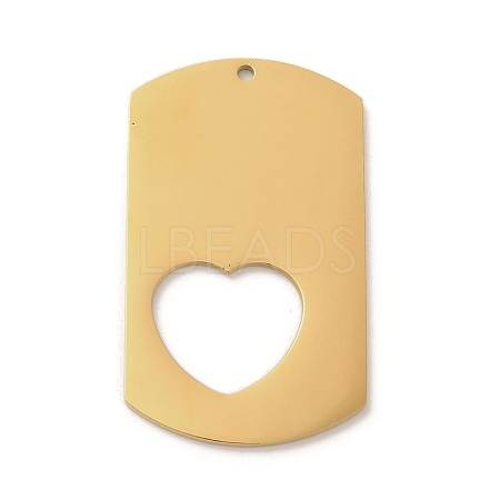 Ion Plating(IP) 304 Stainless Steel Pendants STAS-K270-25B-G-1