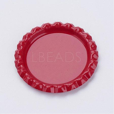 Iron Cabochon Settings IFIN-G067-07G-1